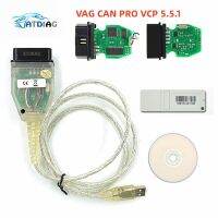 ใหม่ VAG CAN PRO V5.5.1พร้อม FTDI FT245RL VCP OBD2อินเทอร์เฟซการวินิจฉัยสาย USB รองรับ Can Bus UDS K สายสำหรับ Audivw