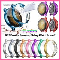 UOIGXO SHOP คลุมทั้งหมดบางพิเศษ40มม. 44มม. เคสปกป้องหน้าจอ TPU Watch สำหรับ Samsung Galaxy Active 2