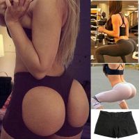 （A So Cute） ผู้หญิงเซ็กซี่ Cutout Butt Lifter Shaper Tummy ควบคุมกางเกง Boyshort Sculpting Hip Shaping กางเกงขาสั้น Enhancer Shapewear ชุดชั้นใน