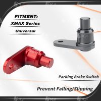 For Yamaha XMAX 400/300/250/125 Parking Brake Switch Button Lock CNC Motorcycle Parking Brake Lever Lock Accessories Parts