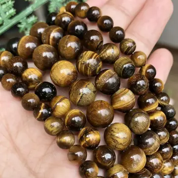 Natural Yellow Tiger Eye Stone Beads Gem High Quality Round Loose Bead For  Jewelry Making DIY Bracelet Accessories 4 6 8 10 12mm