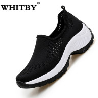 Giày lười chạy bộ chất liệu lưới co giãn thoải mái WHITBY - INTL thumbnail