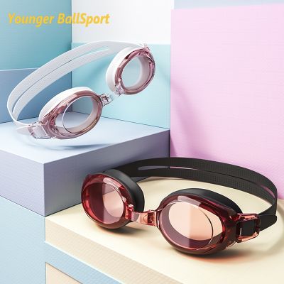 Myopia Swimming Goggles for Women Swim Cap Swimming Glasses Anti-fog UV Waterproof Swim Goggles Earplug Pool Equipment Eyewear