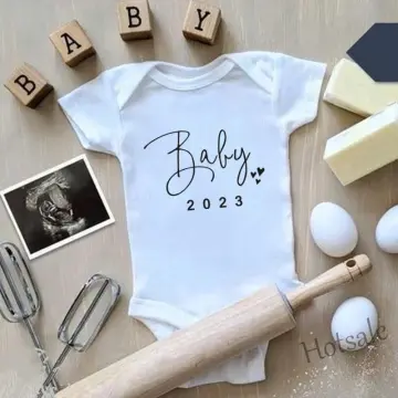 Pregnancy Announcement Baby Bodysuits for Sale