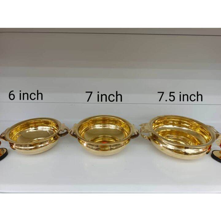 Malaysia Stock Brass Poo Uruli/Brass Floating flower Pot Lazada