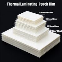 100pcs 3 Inch 3R 4R 5R  Thermal Laminating Film Hot Laminator Plastic Pouch Film Fax Paper Rolls