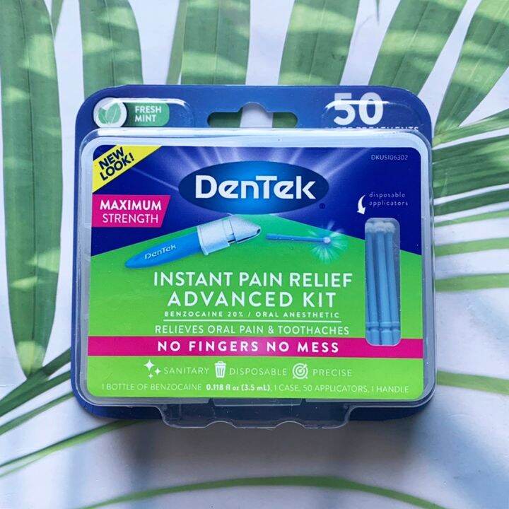 (DenTek®) Instant Oral Pain Relief Advanced Kit 50 Complete Treatments