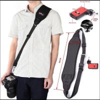 Foleto Focus F-2 Camera Strap Rapid Quick Single Shoulder Black Belt Strap with F2 Plate for Canon Nikon Sony Pentax DSLR Camera