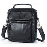 N5MVA Shoulder bag cowhide casual business handbag retro man bag briefcase