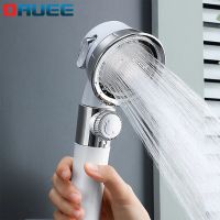 Three-Speed Pressurized Shower head Shower High Pressure Nozzle Water Saving Perforated Free Bracket Hose Bathroom Accessories