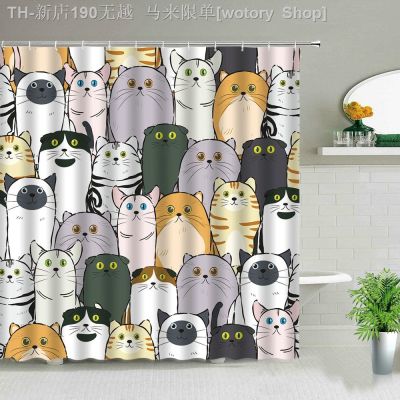 【CW】¤♂∈  Dog Shower Curtain Cartoons Pattern for Kids Fabric Polyester Accessories