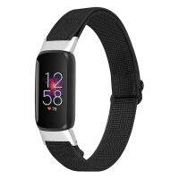 [HOT CHALIUIUILILXWE 607] สายนาฬิกาไนลอนแบบยืดได้5.3 8.3นิ้ว,อะไหล่สำหรับ Fitbit Luxe สายรัดข้อมือ Gratis Ongkir อุปกรณ์เสริม