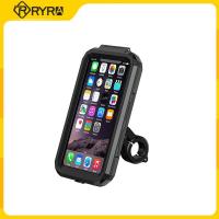 RYRA New Bicycle Phone Holder And Motorcycle Waterproof Shell Mobile Phone Stand Universal Size Outdoor Mobile Phone Bracket