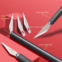 【YF】 Deli Magnetic Metal Utility Art Carving Knives with Blades Ruler Cutting Mat Pad Unboxing Cutter carving knife