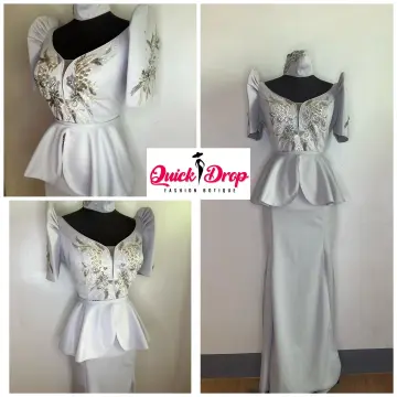 Modern filipiniana outlet dress lazada