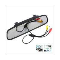 Rearview Mirror Display Car HD LCD Screen DVD Display Reversing Camera Car Accessories