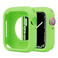 ตัวป้องกันซิลิโคนสำหรับนาฬิกา Apple เคสขนาด45มม. 41มม. ฝาครอบ6 Apple 4 Iwatch ขนาด42มม. 3ซีรี่ส์38มม. 40มม. 5 44มม. อุปกรณ์เสริม Se