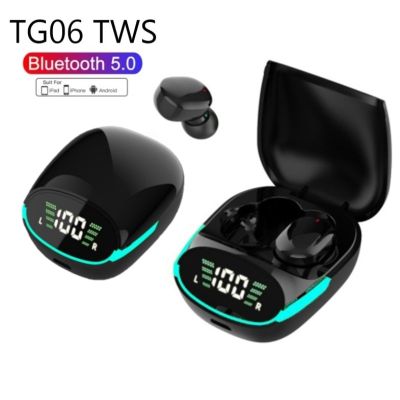 ZZOOI TG06 Wireless Earbud TWS Bluetooth 5.1 Earphone HIFI Bass Stereo Headphone With Mic Touch control Headset in ear For Smart Phone