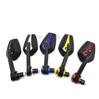 5 colors plane mirror Motorcycle Mirror Scooter E-Bike Rearview Mirrors 6mm screwsHandlebar Bar End Side Mirror Mirrors