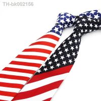 ✔✕ 2018 Brand New Artificial Silk Star Striped American Flag Mens Necktie For Man Wedding Performance Tie For Business Party Ties