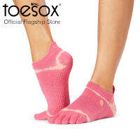 [New Collection]ToeSox Grip Full Toe Low Rise ถุงเท้าพิลาทิส ถุงเท้ากันลื่นปิดนิ้วเท้า รุ่น Low Rise (Spring Fever)