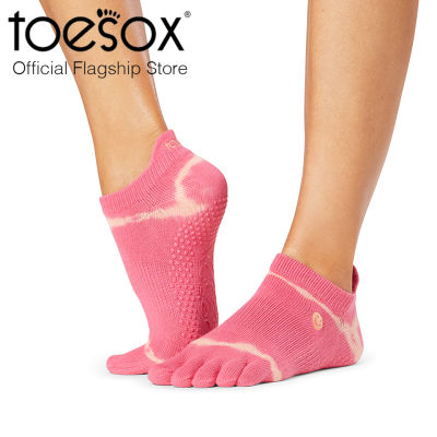 [New Collection]ToeSox Grip Full Toe Low Rise ถุงเท้าพิลาทิส ถุงเท้ากันลื่นปิดนิ้วเท้า รุ่น Low Rise (Spring Fever)