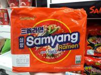 Samyang Ramen Original ซัมยัง ราเมงกึ่งสำเร็จรูป รสต้นตำหรับ 120 กรัม x5 ซอง