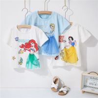 [1-8Tahun] Girl T-shirt lengan pendek anak perempuan/baju bayi perempuan kartun lucu/kaos pesta anak perempuan