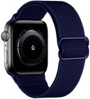 ▦ สายไนลอนสำหรับ Apple Watch 45 มม. 41 มม. 44 มม. 42 มม. 40 มม. 38 มม. สร้อยข้อมือแบบยืดหยุ่นปรับได้สายรัดข้อมือ iWatch Ultra 8 7 6 5 4 3 SE band