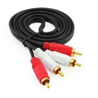 【cw】 Computer Accessories Wholesale 1.5 M 2 On 2 Lotus line RCA Audio Cable AV Stereo Dual Channel Audio Cable