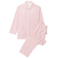 ⭐️⭐️⭐️⭐️⭐️ MUJI MUJI MUJI Japanese-style high-quality side seam pajamas spring and summer thin pure cotton double-layer gauze mens and womens home wear set