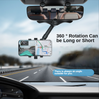 Olaf กระจกมองหลังที่วางศัพท์สำหรับติดตั้งกับรถยนต์ศัพท์ GPS Holder 360 Rotation Gravity Car Phone Holder For 12 13 Xiaomi