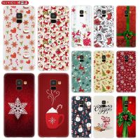 ○✧ Phone Case For Samsung A8 A6 Plus 2018 2017 2016 A20S A21S A32 A30S A50S A42 A52 A72 A7 A5 Soft Bag Christmas