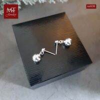 MT ต่างหูเงินแท้ บอลกลม แบบก้านเสียบ ติดหู Solid 925 Sterling Silver Earrings (se939) MT Jewelry มณีธารา