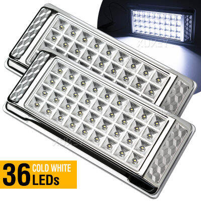 ภายในนำแถบแสง36LEDs แถบแสง5วัตต์12โวลต์สวิตช์เปิดปิดสำหรับรถโดมรถบรรทุกเตียงรถตู้ RV ขนส่งสินค้าเรือตู้รถพ่วงแสง