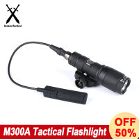 M300 M300A Surefir Tactical Flashlight Fit 20MM Rail MLOK Mount KEYMOD Base Weapon Hunting Scout LED Mini Light