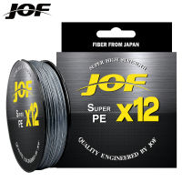 JOF 9/12 Strands 500M 300M 100M PE สายถักถักเปีย tresse peche ตกปลาน้ำเค็มสาน Multifilament 9/12 หัวข้อ