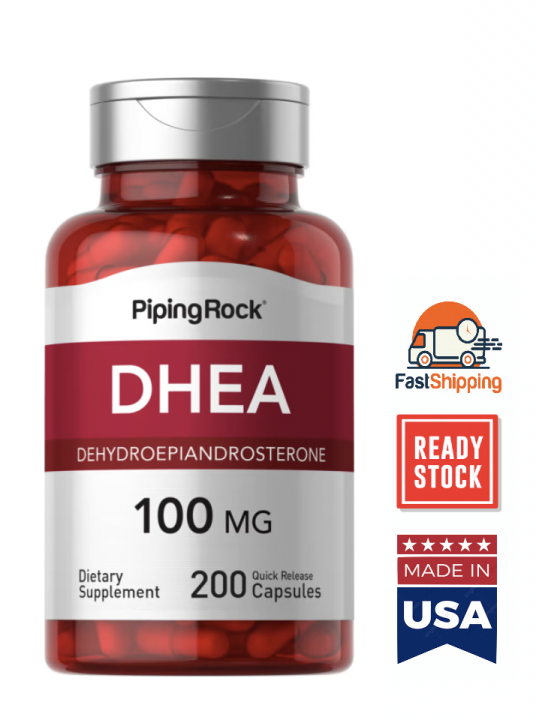 Ready Stocks, DHEA 100mg, 200 Quick Release Capsules DHEA 25mg, 250