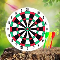 29.5CM dart board game set thickened indoor and outdoor throwing game household wall-mounted double-sided usable dart board