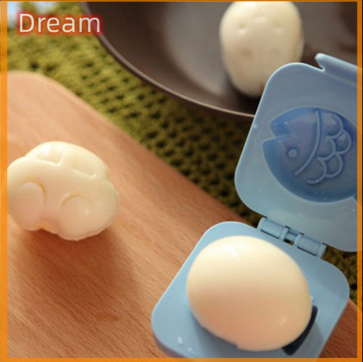 dream-น่ารักไข่ต้ม6ชิ้นแม่พิมพ์ข้าวซูชิตกแต่งที่ตัดแซนวิชอุปกรณ์ทำข้าวกล่อง