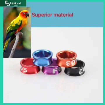 Supplies Bird Rings Parrot | Birds Alumin Foot Ring | Bird Foot Ring Pigeon  - 2023 Bird - Aliexpress