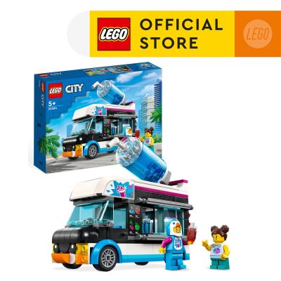LEGO City 60384 Penguin Slushy Van Building Toy Set (194 Pieces)