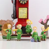 【CC】✓  Little Figures Resin Statue Children Kid Miniatures Bonsai Moss Terrarium Boy Cartoon