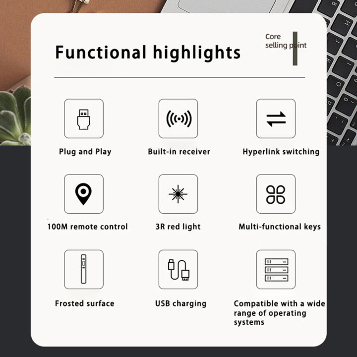 keyng-ผู้นำเสนอไร้สาย-rf-2-4ghz-usb-การนำเสนอระยะไกลการนำเสนอพาวเวอร์พ้อยท์คลิกเกอร์สำหรับ-keynot-pp-mac-pc