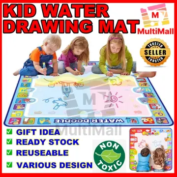 Reusable Paint With Water Kids Mat- Aqua Magic Mat - Learning Mat Space  Numbers