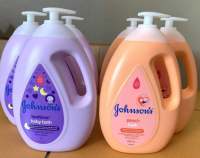 ‼️พร้อมส่ง 2กลิ่น ?พีชบาท/?เบดไทมบาท  ครีมอาบน้ำJohnsons babybath ขนาด 1000ml. มีราคาส่งทัก