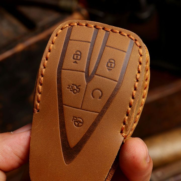luxury-leather-car-smart-key-case-cover-for-changan-cs75plus-cs55-eado-keyring-shell-skin-bag-fob-protector-keychain-accessories