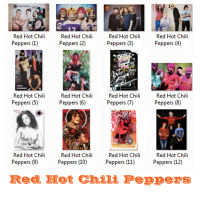 โปสเตอร์ วง Red Hot Chili Peppers (13แบบ) เรดฮอตชิลีเพปเปอส์ วงดนตรี รูปภาพ หายาก ภาพ ติดผนัง สวยๆ poster