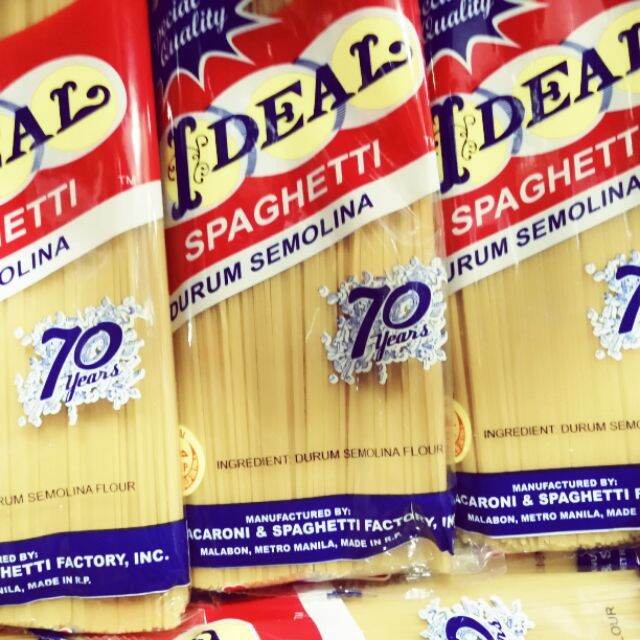 IDEAL PASTA SPAGHETTI 1kilo grAms. Lazada PH