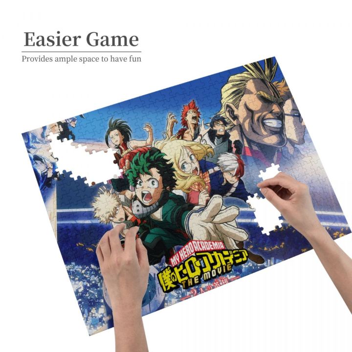 my-hero-academia-wooden-jigsaw-puzzle-500-pieces-educational-toy-painting-art-decor-decompression-toys-500pcs